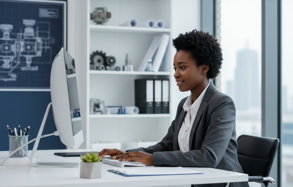 Femme souriante au téléphone